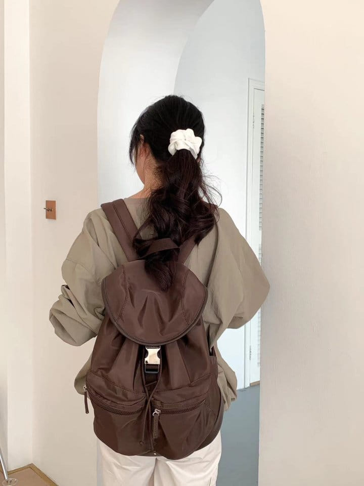 Attention-plz-Korean Women Fashion - #vintagekidsstyle - Buckle Pocket Back Pack - 4