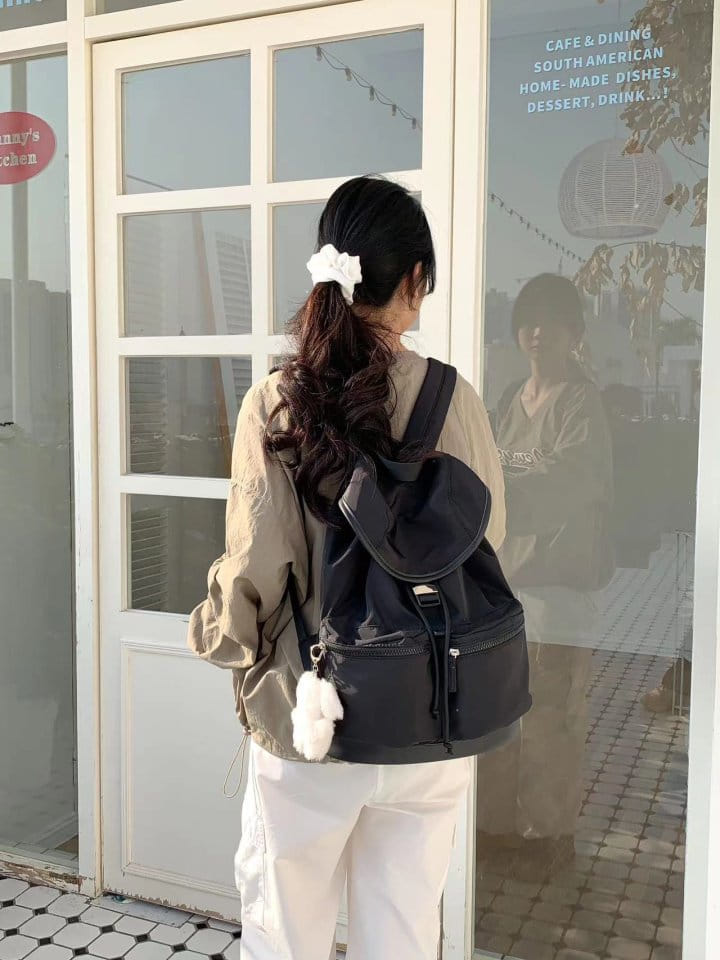 Attention-plz-Korean Women Fashion - #shopsmall - Buckle Pocket Back Pack - 7