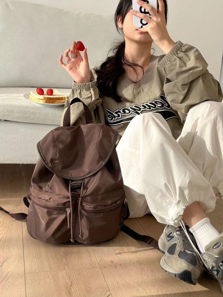 Attention-plz-Korean Women Fashion - #womensfashion - Buckle Pocket Back Pack