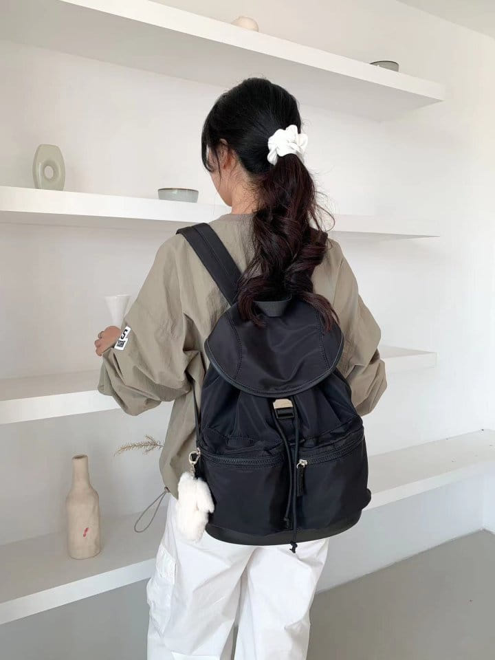 Attention-plz-Korean Women Fashion - #womensfashion - Buckle Pocket Back Pack - 11