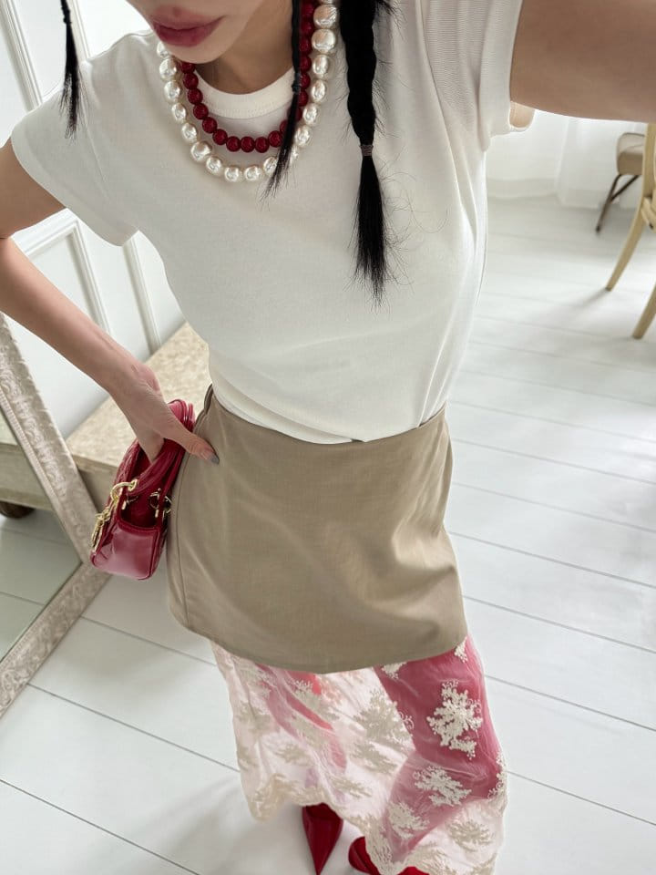 Auver_Fit - Korean Women Fashion - #momslook - Lace Layered Skirt - 6