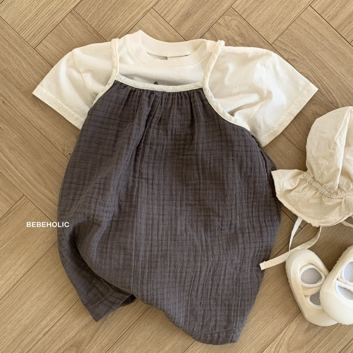 Bebe Holic - Korean Baby Fashion - #babylifestyle - Prue Dungarees Body Suit - 8