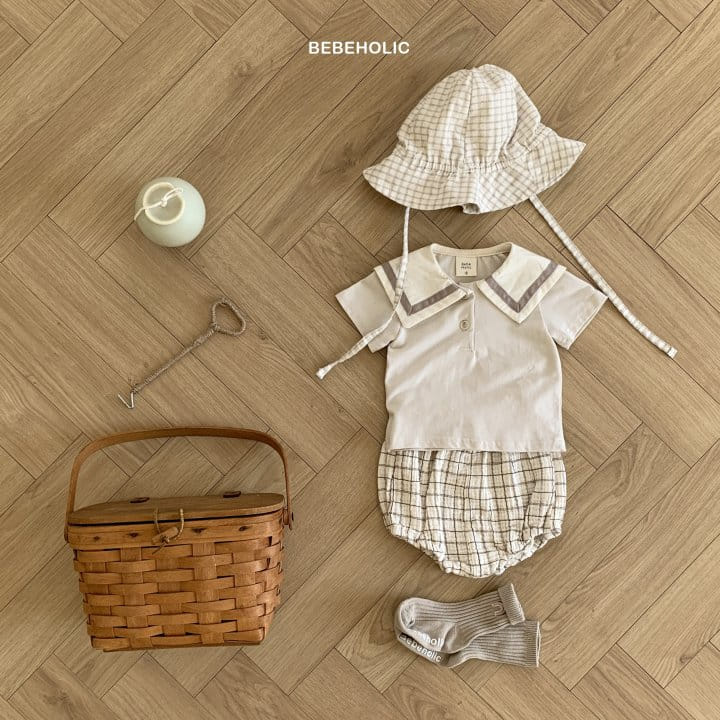 Bebe Holic - Korean Baby Fashion - #babyoninstagram - Creamy Collar Tee - 3