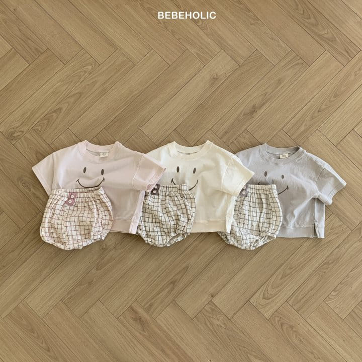 Bebe Holic - Korean Baby Fashion - #babyootd - Double Check Bloomers