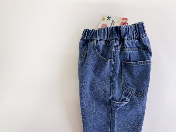 Bienvenu - Korean Children Fashion - #Kfashion4kids - Pocket Denim Pants - 9