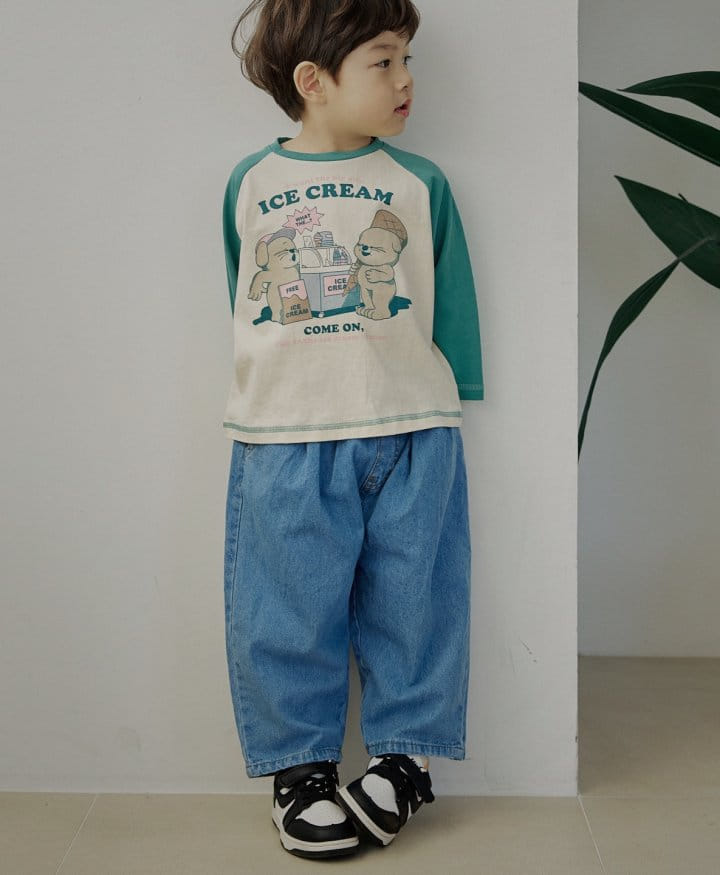 Bienvenu - Korean Children Fashion - #stylishchildhood - Ice Cream Tee - 4