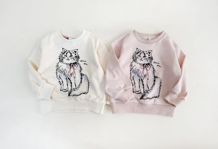 Bienvenu - Korean Children Fashion - #childrensboutique - Cat Sweatshirt - 8