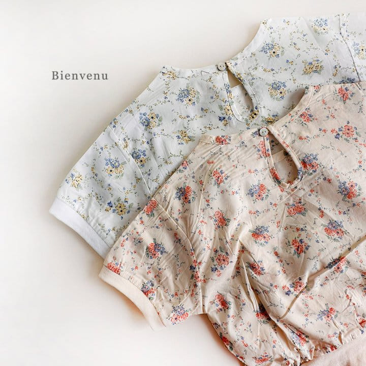 Bienvenu - Korean Children Fashion - #childrensboutique - Flower C Tee