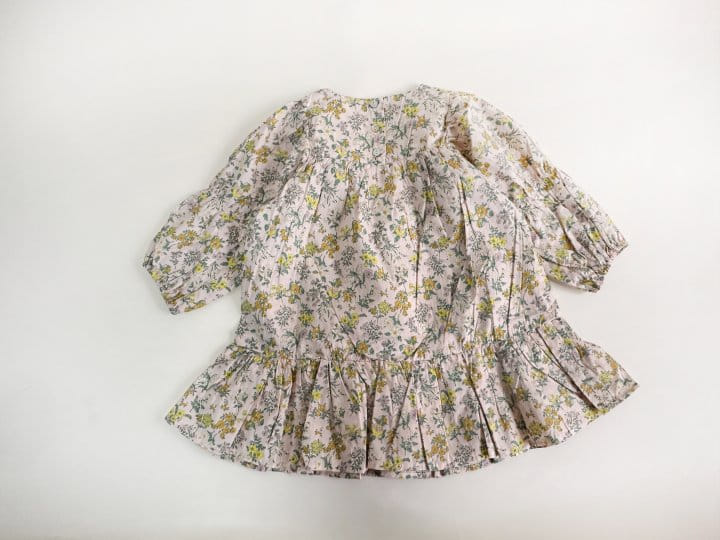 Bienvenu - Korean Children Fashion - #childrensboutique - Wild Flower Shirring One-Piece - 9