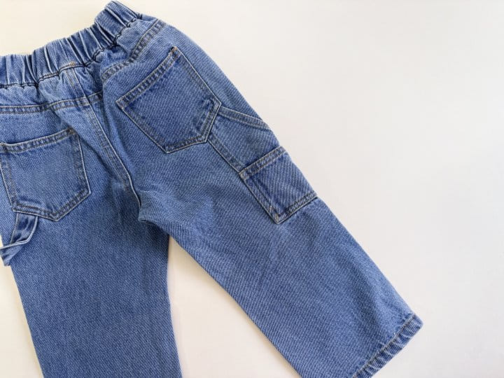 Bienvenu - Korean Children Fashion - #fashionkids - Pocket Denim Pants - 5