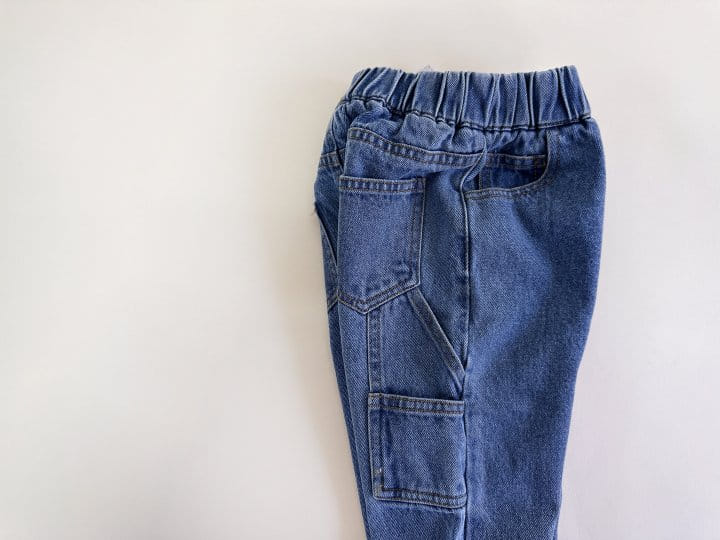 Bienvenu - Korean Children Fashion - #kidsstore - Pocket Denim Pants - 7