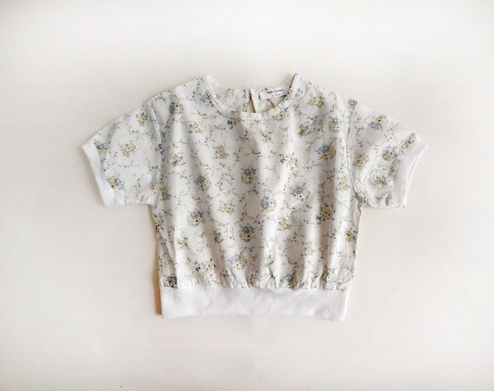 Bienvenu - Korean Children Fashion - #kidzfashiontrend - Flower C Tee - 7