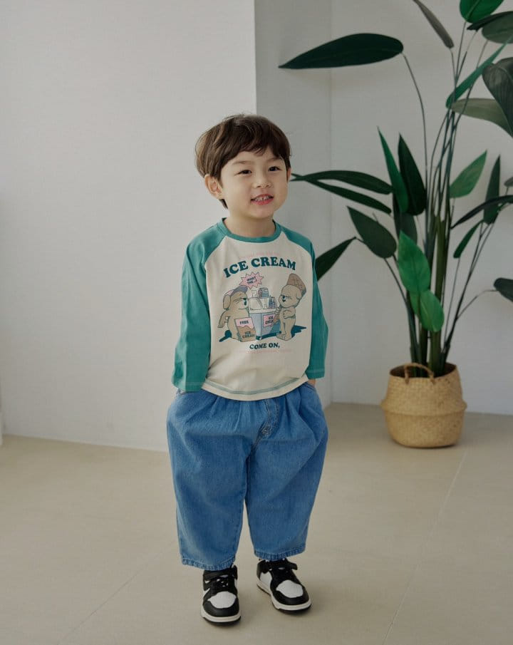 Bienvenu - Korean Children Fashion - #stylishchildhood - Ice Cream Tee - 3