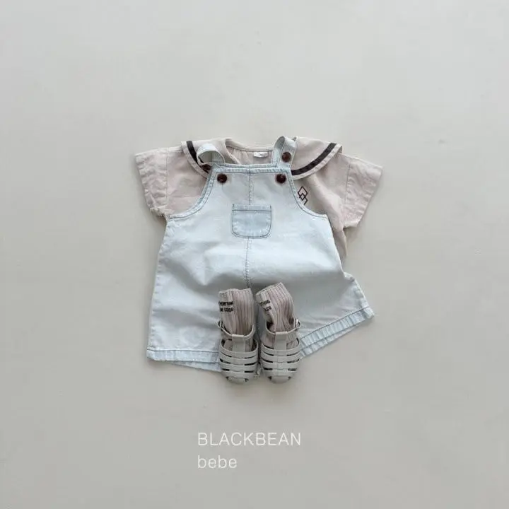 Black Bean - Korean Baby Fashion - #babyoutfit - Ade Bebe Dungarees - 3