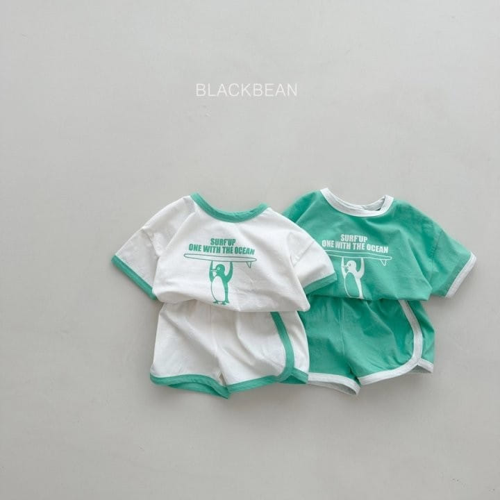 Black Bean - Korean Children Fashion - #childofig - Penguin TOP Bottom Set