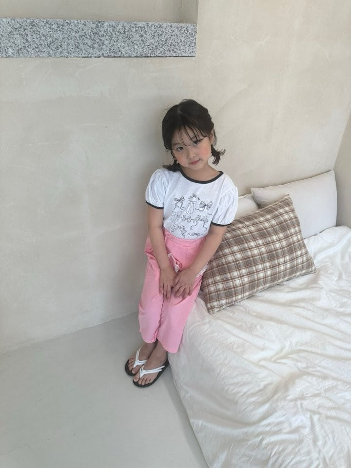 Bobo j - Korean Children Fashion - #littlefashionista - Piping Ribbon Tee - 10