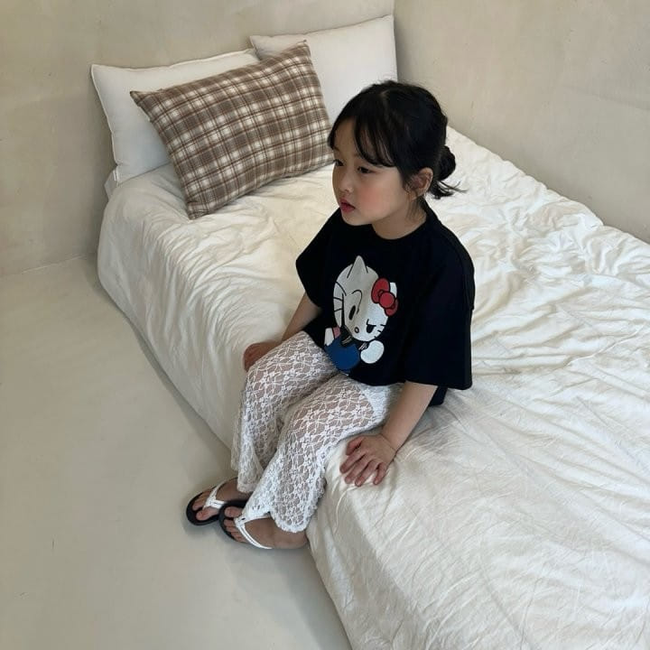 Bobo j - Korean Children Fashion - #todddlerfashion - Lace Boots Cut Pants