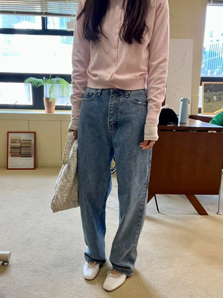 Buttering - Korean Women Fashion - #vintagekidsstyle - Monday Denim Pants - 2