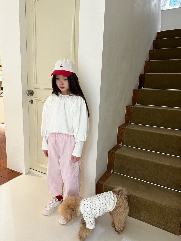 Coco-beige - Korean Children Fashion - #prettylittlegirls - Cargo Jogger Pants - 2