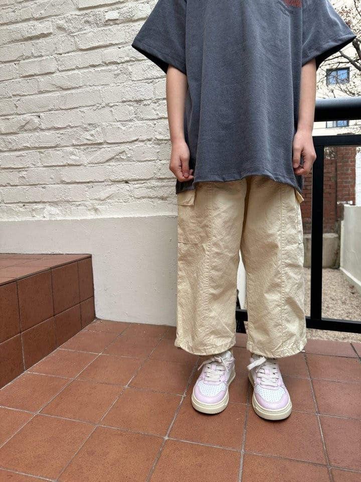 Coco-beige - Korean Children Fashion - #todddlerfashion - Cargo Jogger Pants - 4