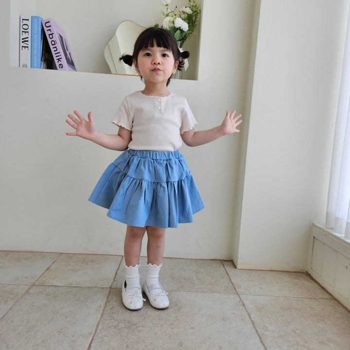 Color - Korean Children Fashion - #littlefashionista - To To Denim Skirt Pants 