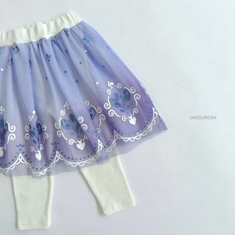 Dae Sung Sa - Korean Children Fashion - #discoveringself - Elsa Ann Skirt Leggings - 3