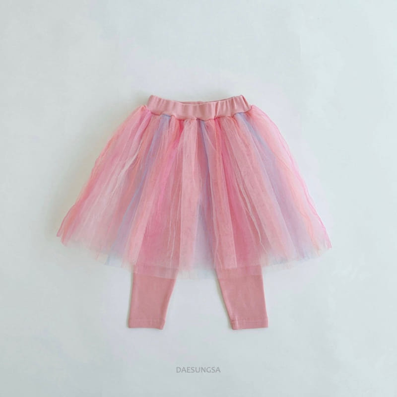 Dae Sung Sa - Korean Children Fashion - #discoveringself - Rainbow Sha Skirt Leggings