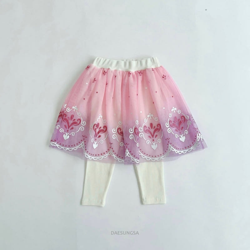 Dae Sung Sa - Korean Children Fashion - #discoveringself - Elsa Ann Skirt Leggings - 4