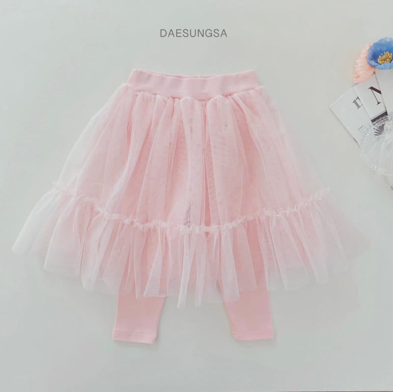 Dae Sung Sa - Korean Children Fashion - #fashionkids - Tu Tu Skirt Leggings - 3