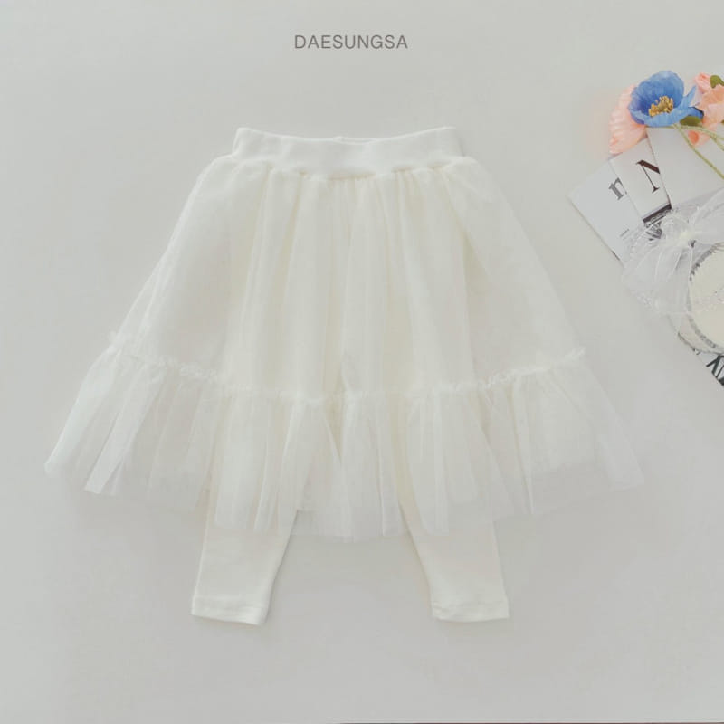 Dae Sung Sa - Korean Children Fashion - #fashionkids - Tu Tu Skirt Leggings - 4