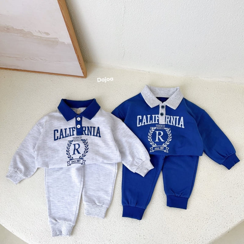 Dajoa - Korean Children Fashion - #childofig - California Top Bottom Set - 5