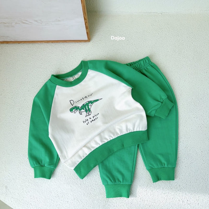 Dajoa - Korean Children Fashion - #kidsstore - Dinosaur Top Bottom Set - 7