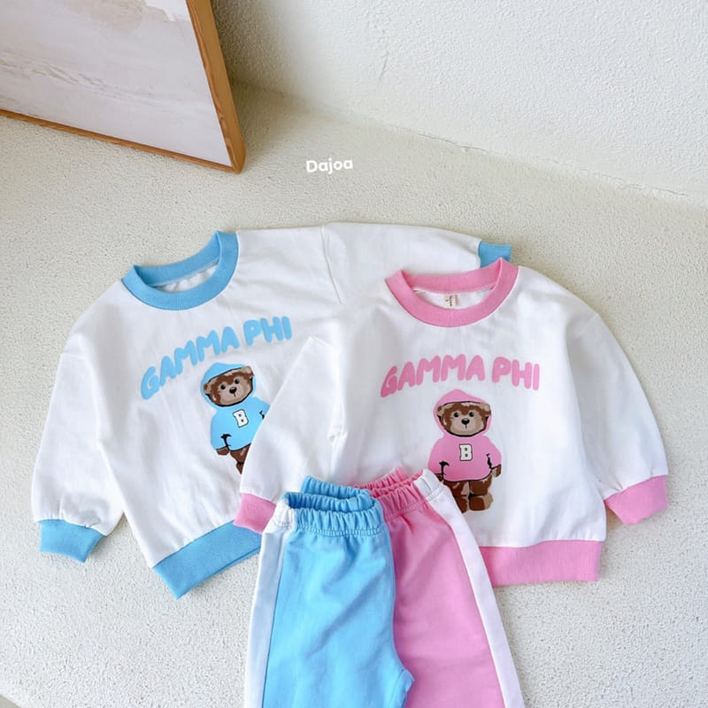 Dajoa - Korean Children Fashion - #minifashionista - Hat Bear Top Bottom Set