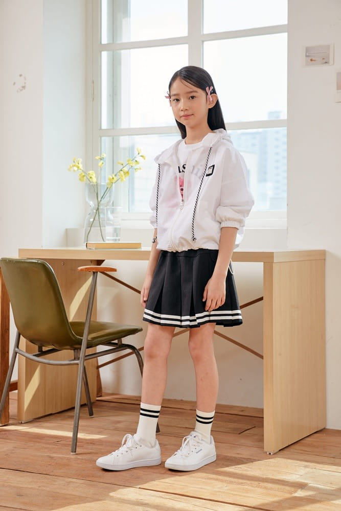 Dawon - Korean Children Fashion - #childrensboutique - Two Line Wrinkle Skirt - 5