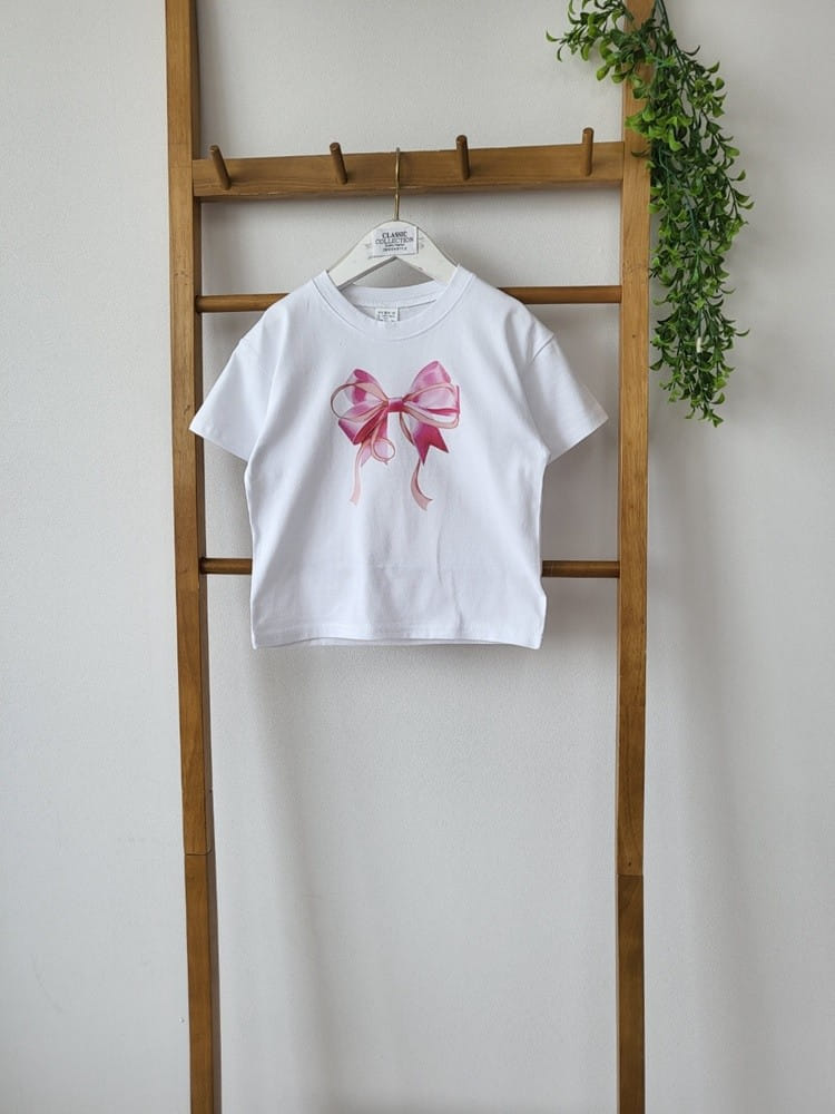 Dawon - Korean Children Fashion - #minifashionista - Ribbon Seng Hwa Paint Tee - 11