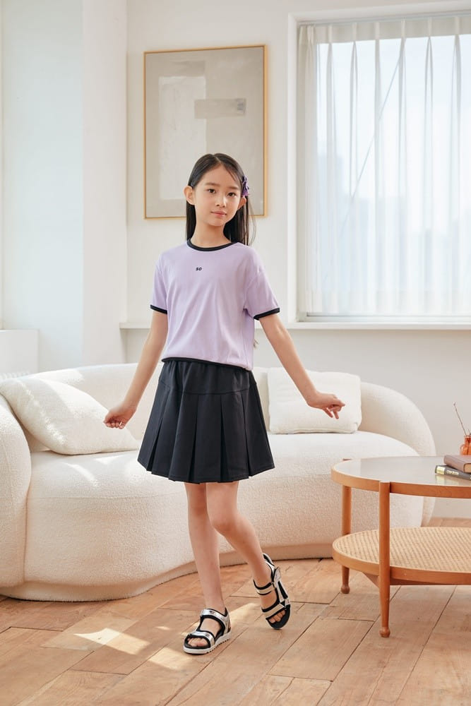 Dawon - Korean Children Fashion - #prettylittlegirls - Muzi Wrinkle Skirt - 2