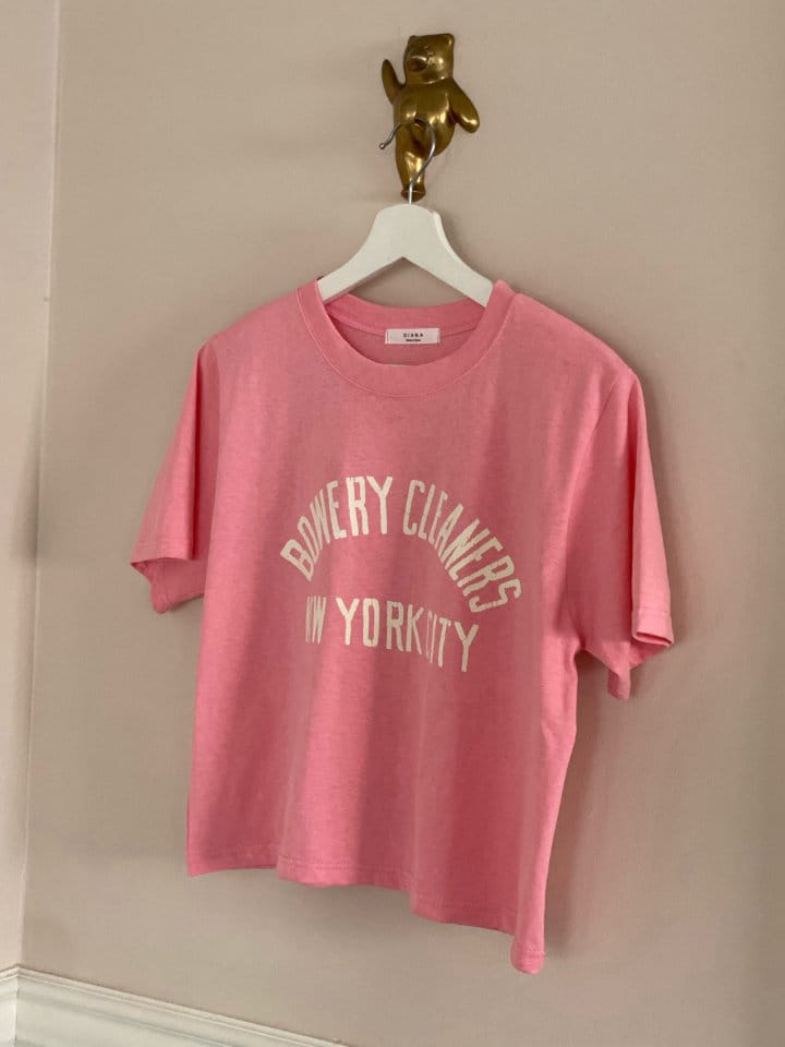 Diana - Korean Women Fashion - #vintageinspired - New York Crop Tee - 2