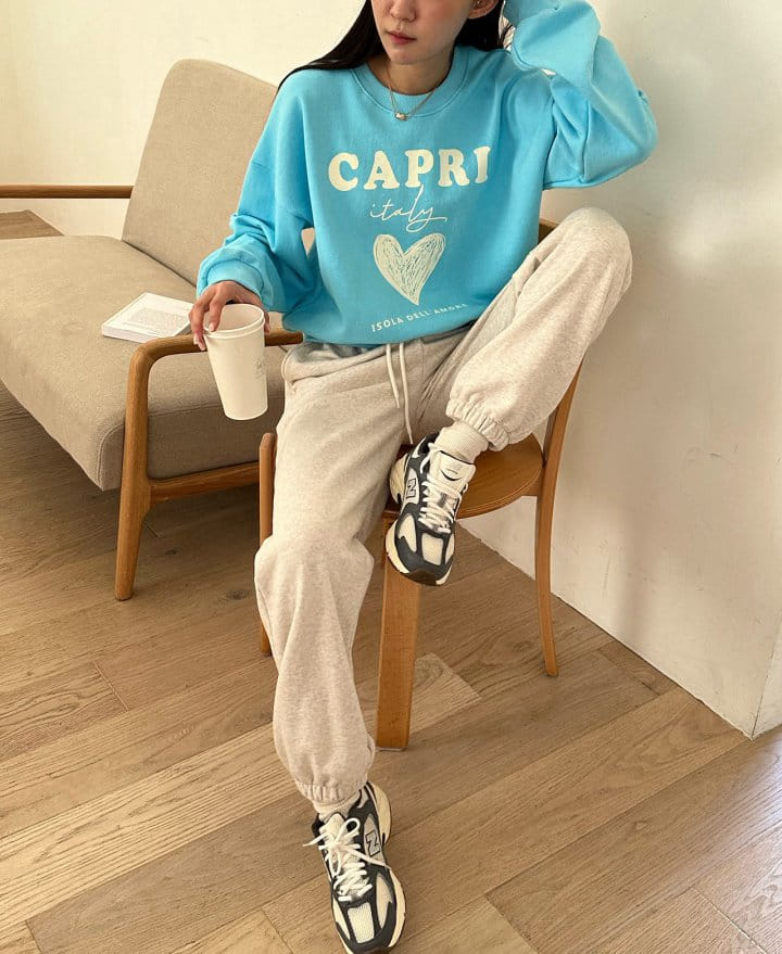 Diana - Korean Women Fashion - #womensfashion - Capri Sweatshirt - 2