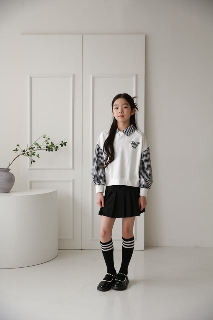 Donggrami - Korean Children Fashion - #childofig - Gobang Collar Tee - 8