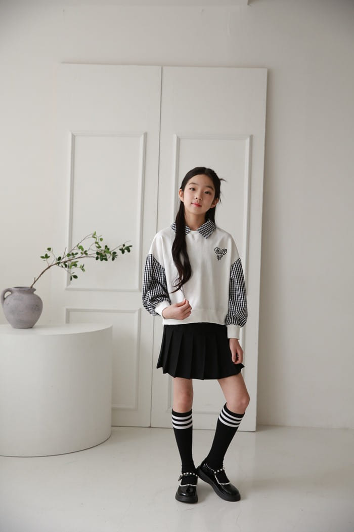 Donggrami - Korean Children Fashion - #minifashionista - Gobang Collar Tee - 5