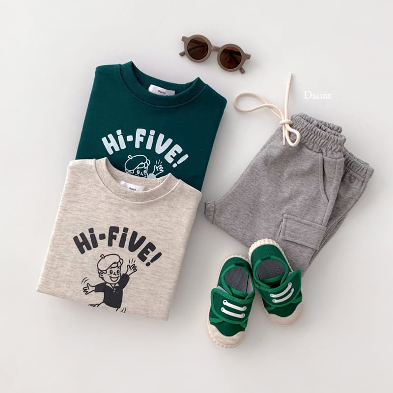 Dsaint - Korean Children Fashion - #childofig - Hifive Sweatshirt - 5