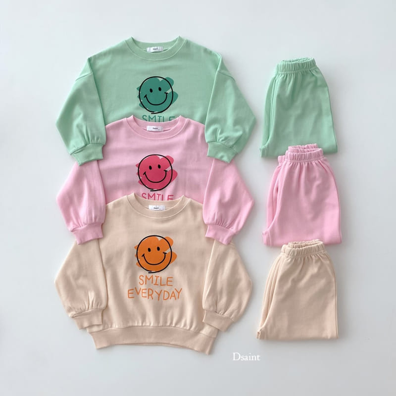 Dsaint - Korean Children Fashion - #designkidswear - Every Smile Top Bottom Set - 3