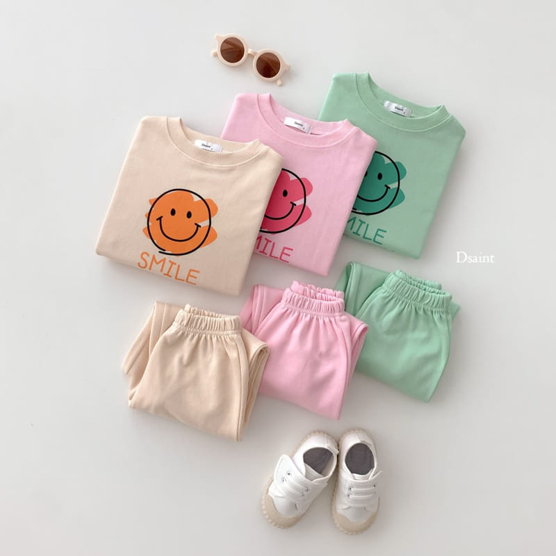 Dsaint - Korean Children Fashion - #designkidswear - Every Smile Top Bottom Set - 4