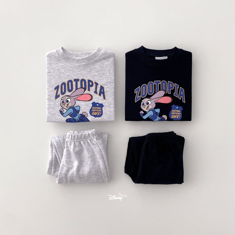 Dsaint - Korean Children Fashion - #discoveringself - Police Rabbit Top Bottom Set - 3