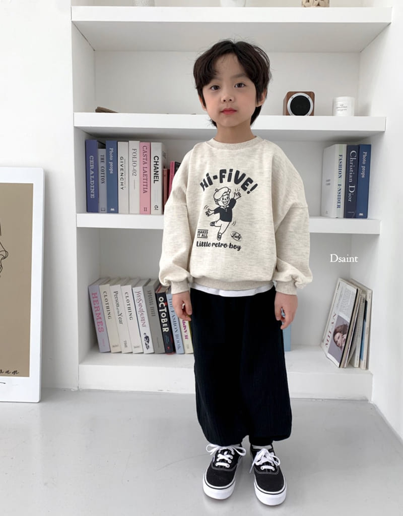 Dsaint - Korean Children Fashion - #discoveringself - Hifive Sweatshirt - 8