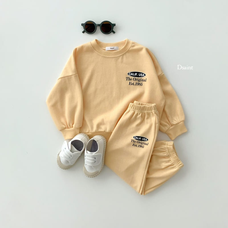 Dsaint - Korean Children Fashion - #discoveringself - Calif USA Top Bottom Set - 5