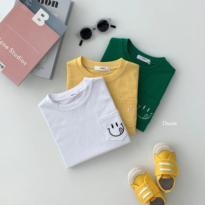 Dsaint - Korean Children Fashion - #discoveringself - Melong Pocket Tee - 3