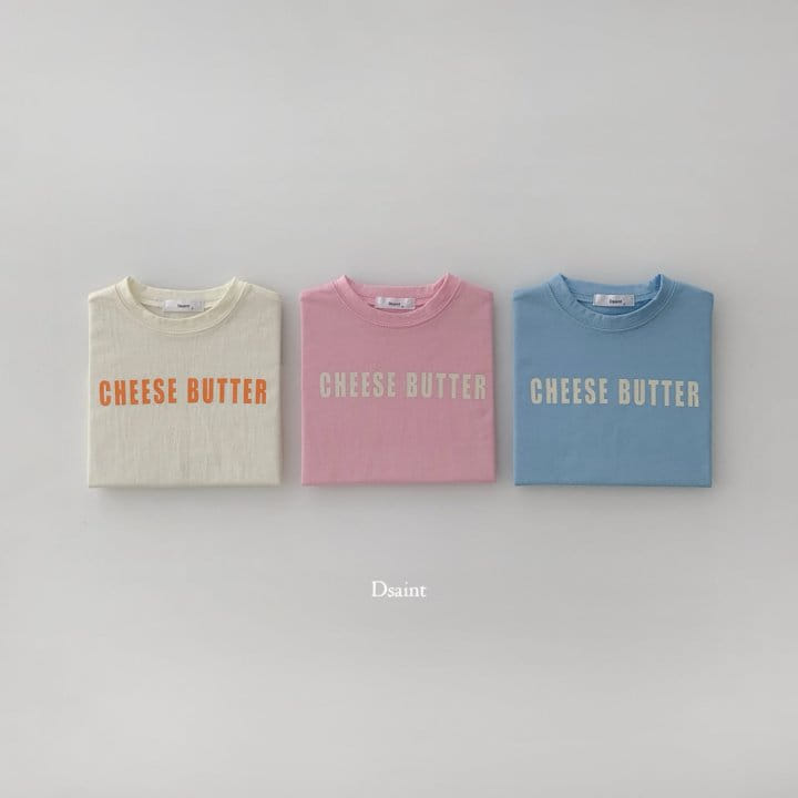 Dsaint - Korean Children Fashion - #discoveringself - Cheese Butter Tee - 2