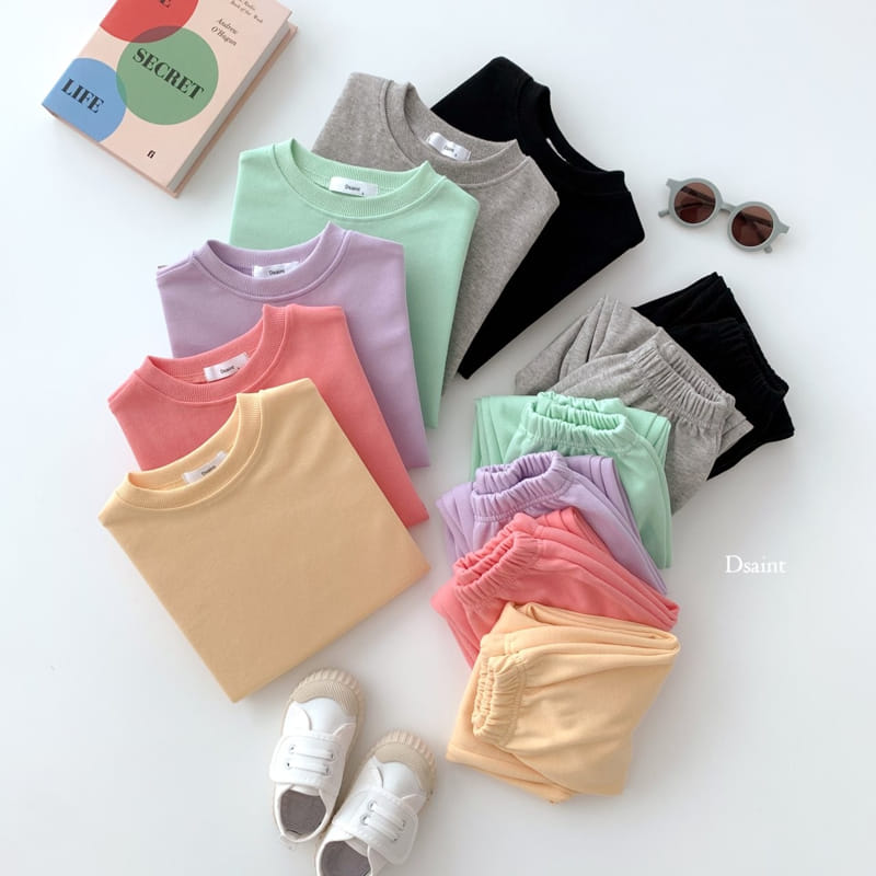 Dsaint - Korean Children Fashion - #discoveringself - Daily Top Bottom Set - 4