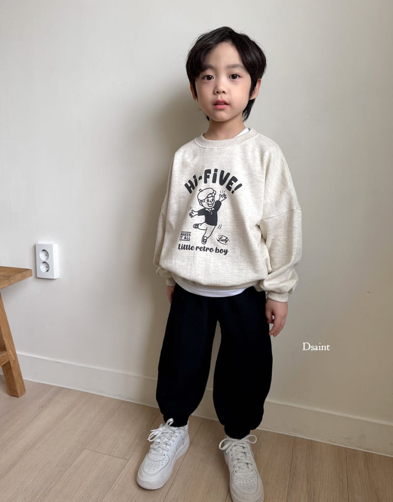 Dsaint - Korean Children Fashion - #kidsshorts - Hifive Sweatshirt - 10